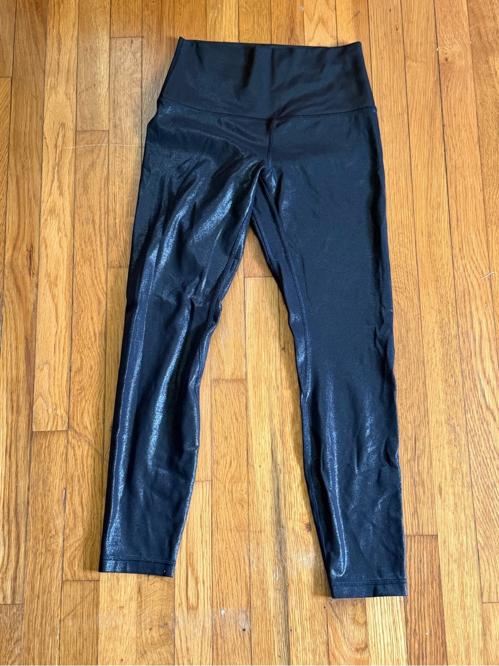 lululemon athletica Shiny Black High-Waist Leggings